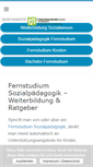 Mobile Screenshot of fernstudium-sozialpaedagogik.com